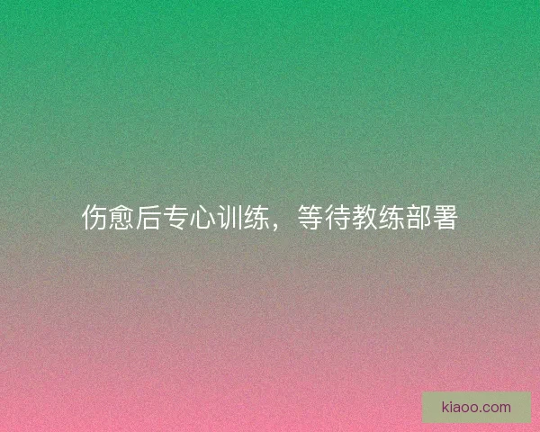 伤愈后专心训练，等待教练部署